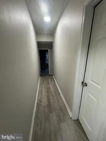 an entryway in an empty room