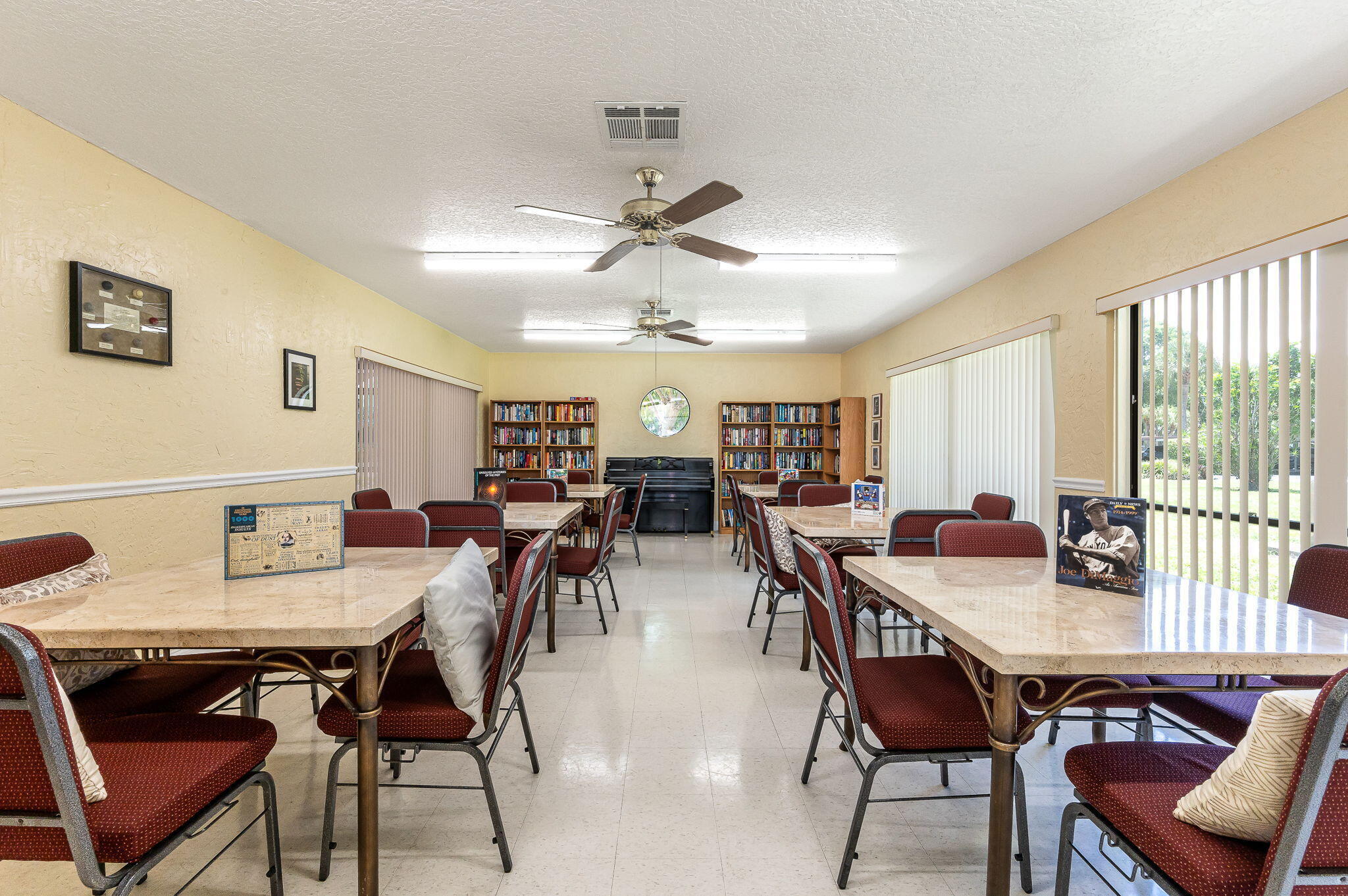9220 Southwest 14th Street, Unit 3208 Boca Raton, FL 33428 - Photo 35 of 43 a view of a dining hall with furniture and window