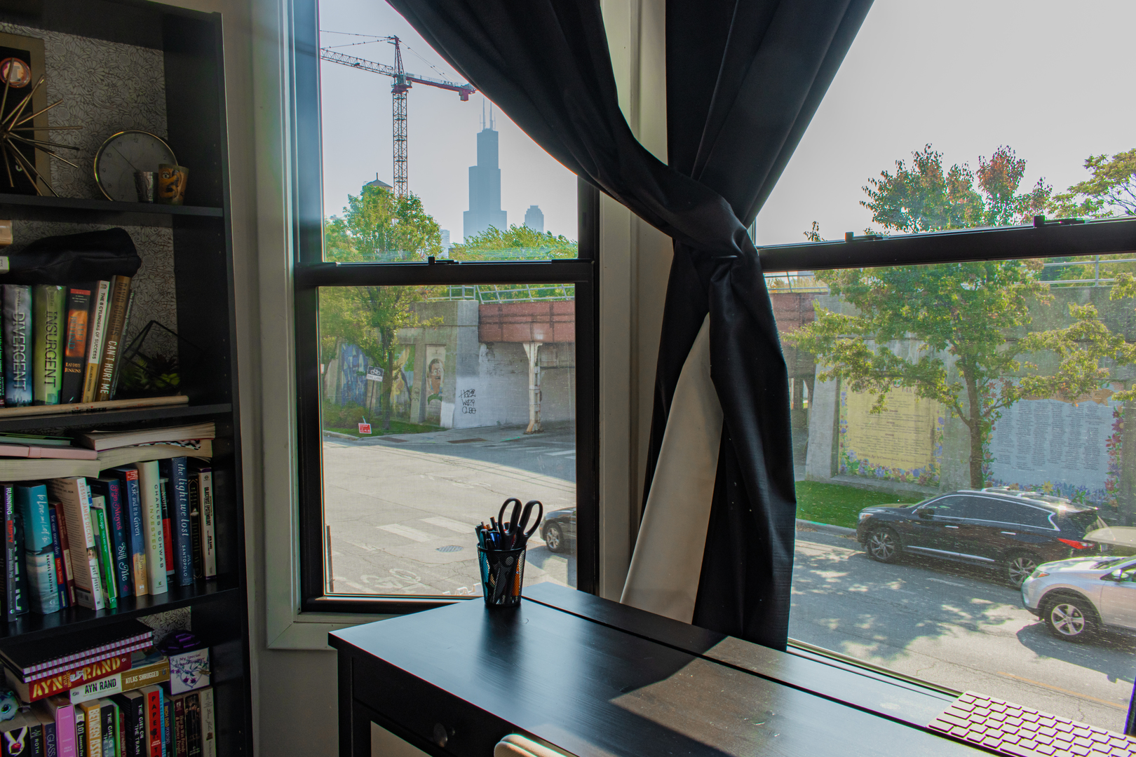 440 North Racine Avenue, Unit 2 Chicago, IL 60642 - Photo 12 of 20 a view of a floor to door with a couch