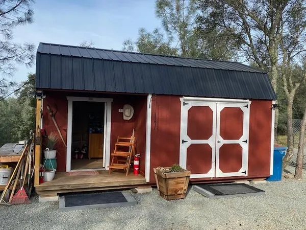 a view of outdoor space and deck