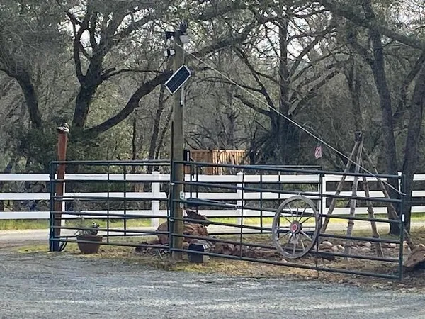 a view of outdoor space and deck