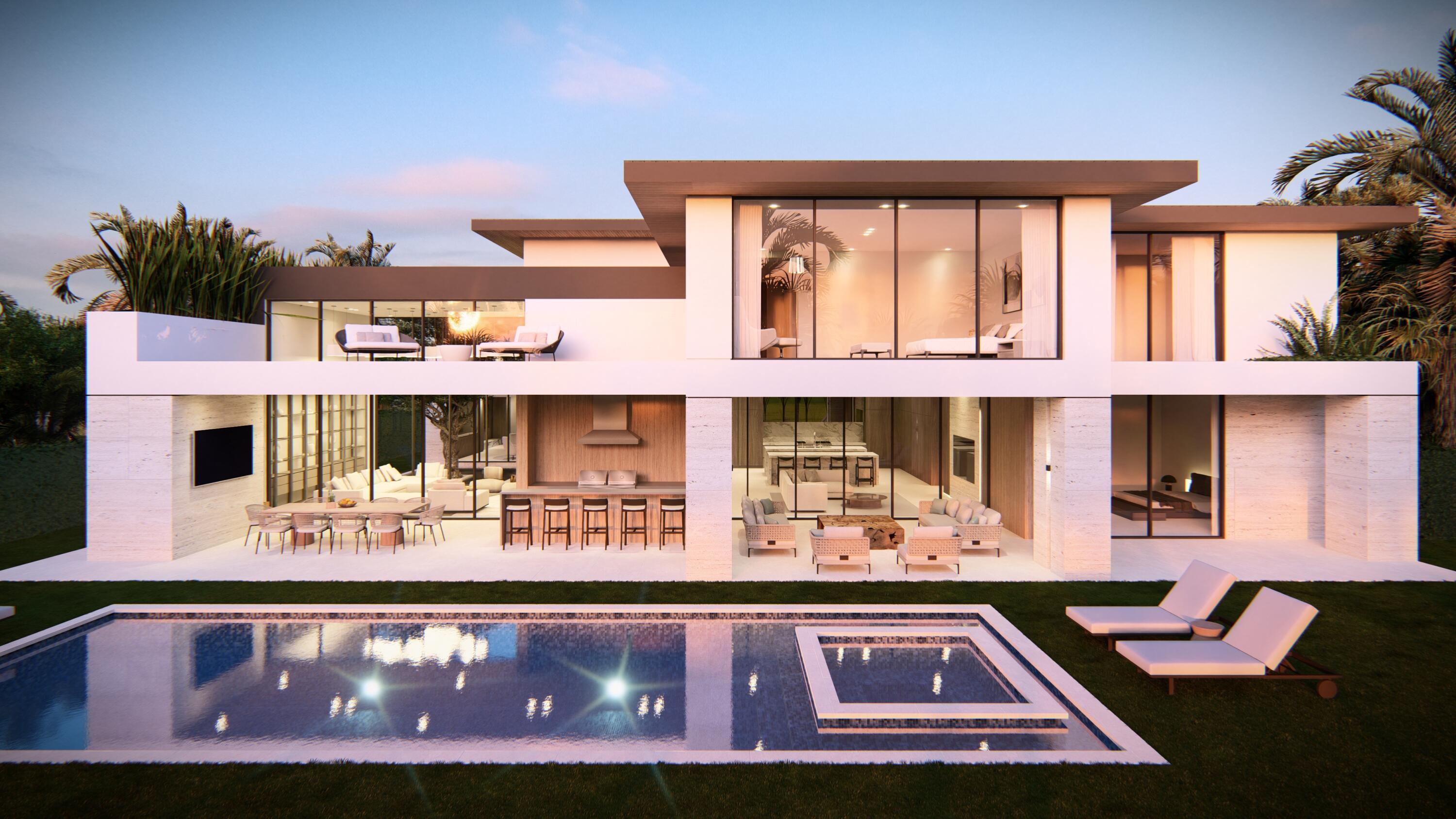 1351 Cocoanut Road Boca Raton, FL 33432 - Photo 2 of 9 Rear aerial