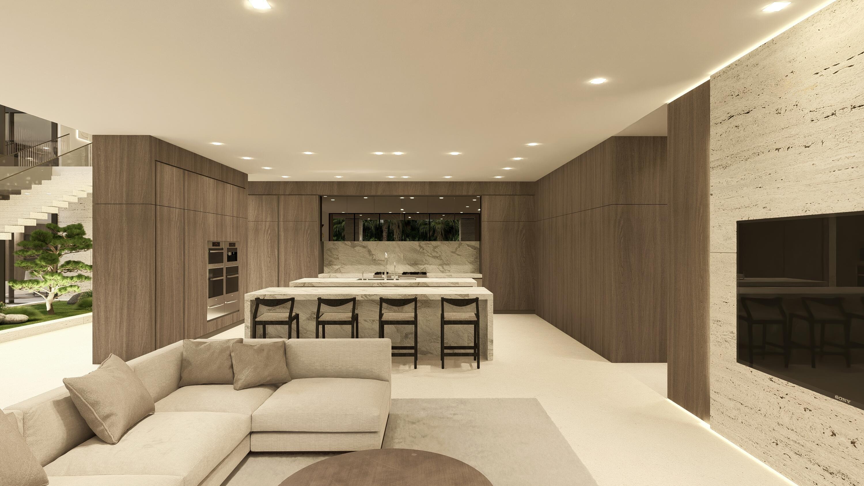 1351 Cocoanut Road Boca Raton, FL 33432 - Photo 6 of 9 Living area and kitchen