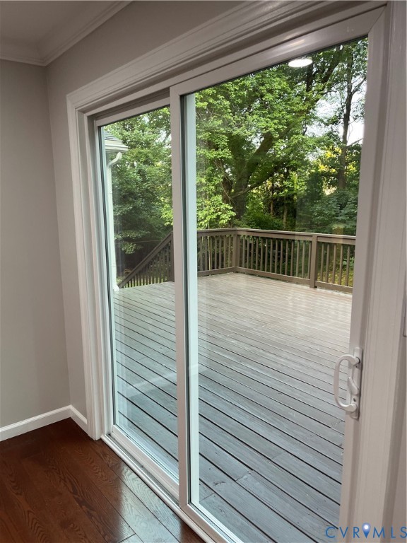 3074 Rocky Ford Road Crewe, VA 23930 - Photo 45 of 48 Sliding glass doors with white aluminum framing op