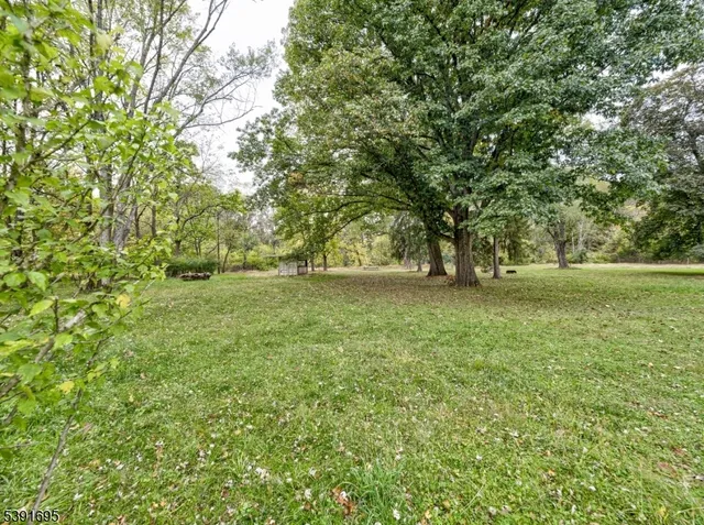 a view of outdoor space with deck and yard