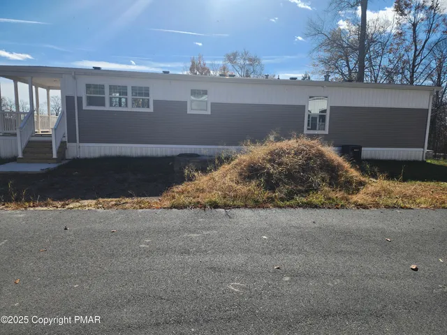 a backyard of a house