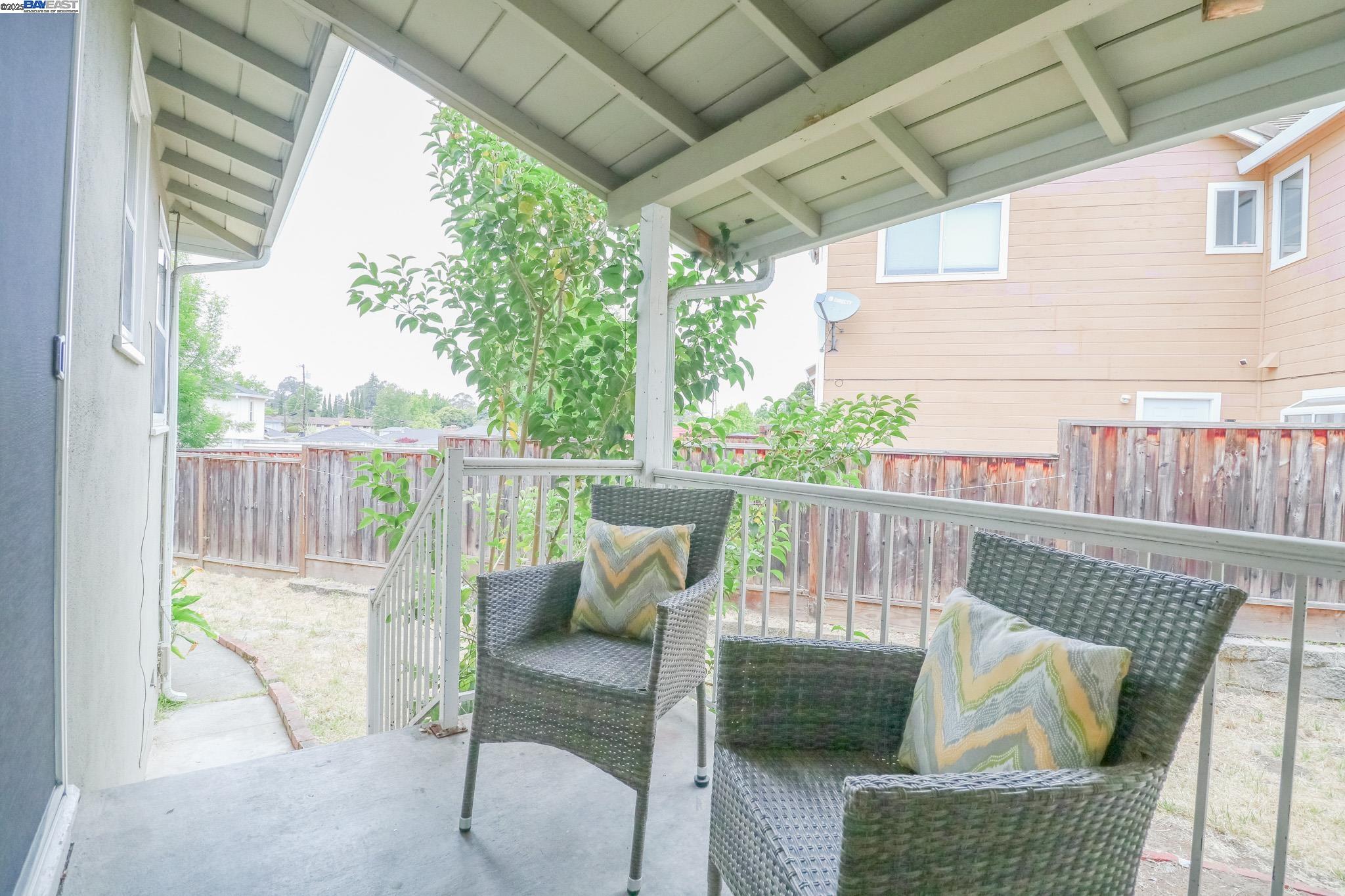 2272 Kelly Street Hayward, CA 94541 - Photo 28 of 32 a view of a chair and table in the balcony