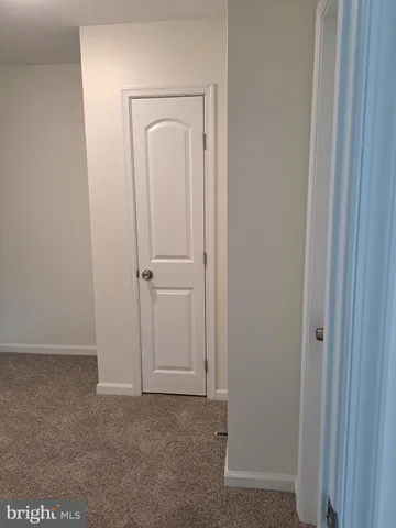 a view of closet area