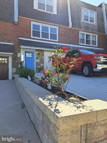 a front view of a building