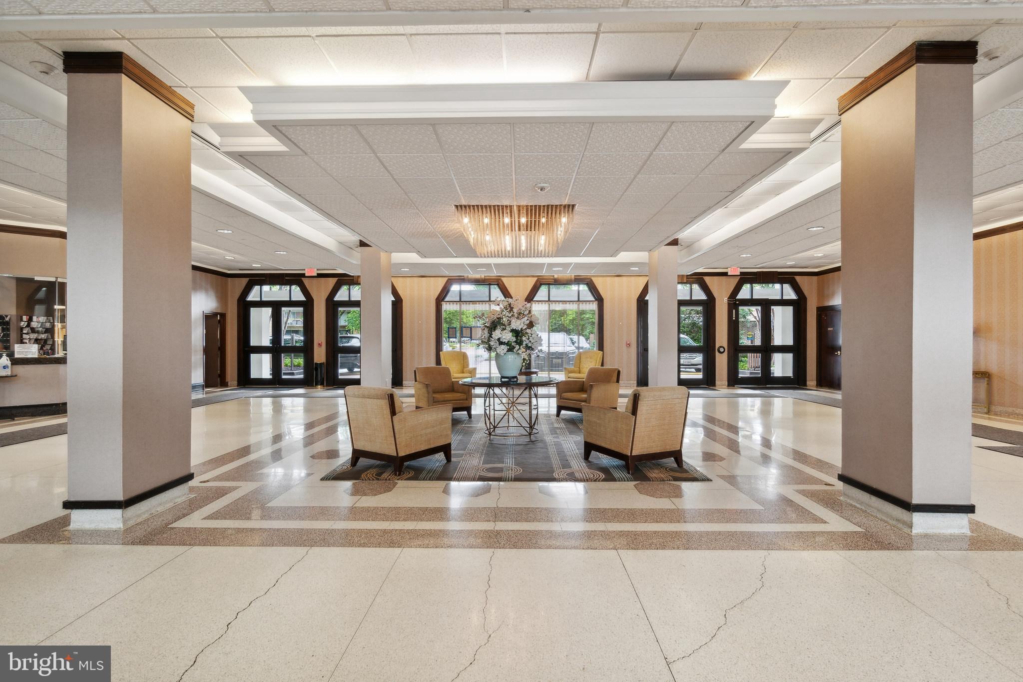 700 7th Street Southwest, Unit P25 Washington, DC 20024 - Photo 3 of 12 Exquisite Lobby Area - Features 24 hr Concierge