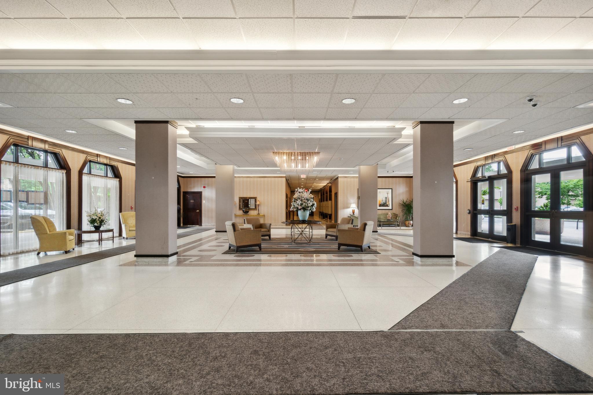 700 7th Street Southwest, Unit P25 Washington, DC 20024 - Photo 4 of 12 Grand Lobby Area also provides access to elevators