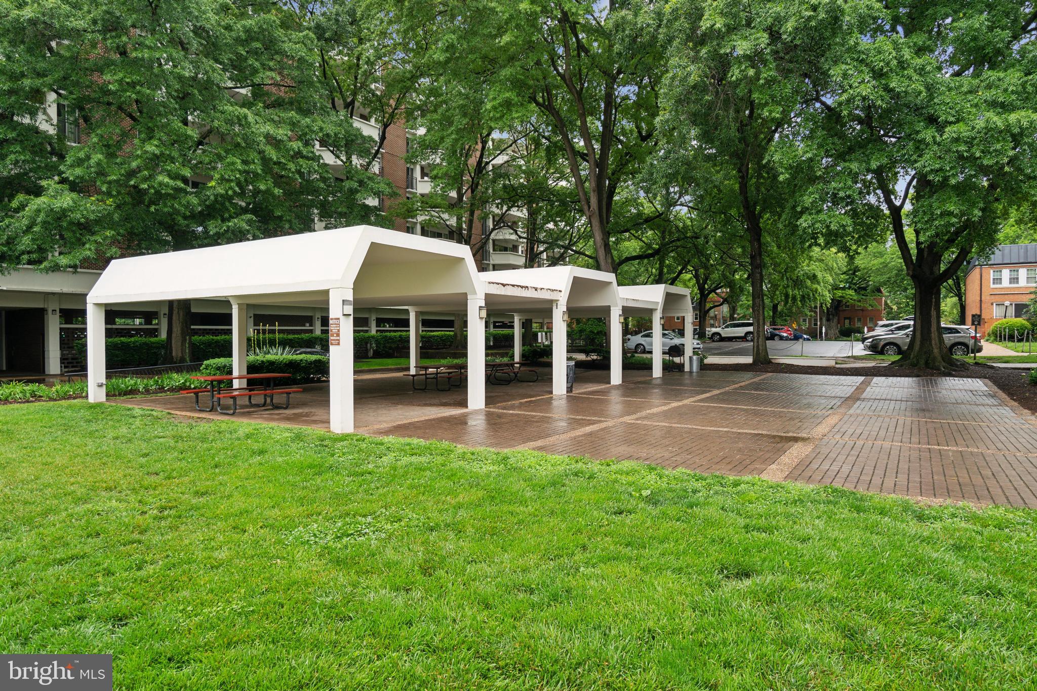 700 7th Street Southwest, Unit P25 Washington, DC 20024 - Photo 7 of 12 Covered Picnic Area at Rear of Building
