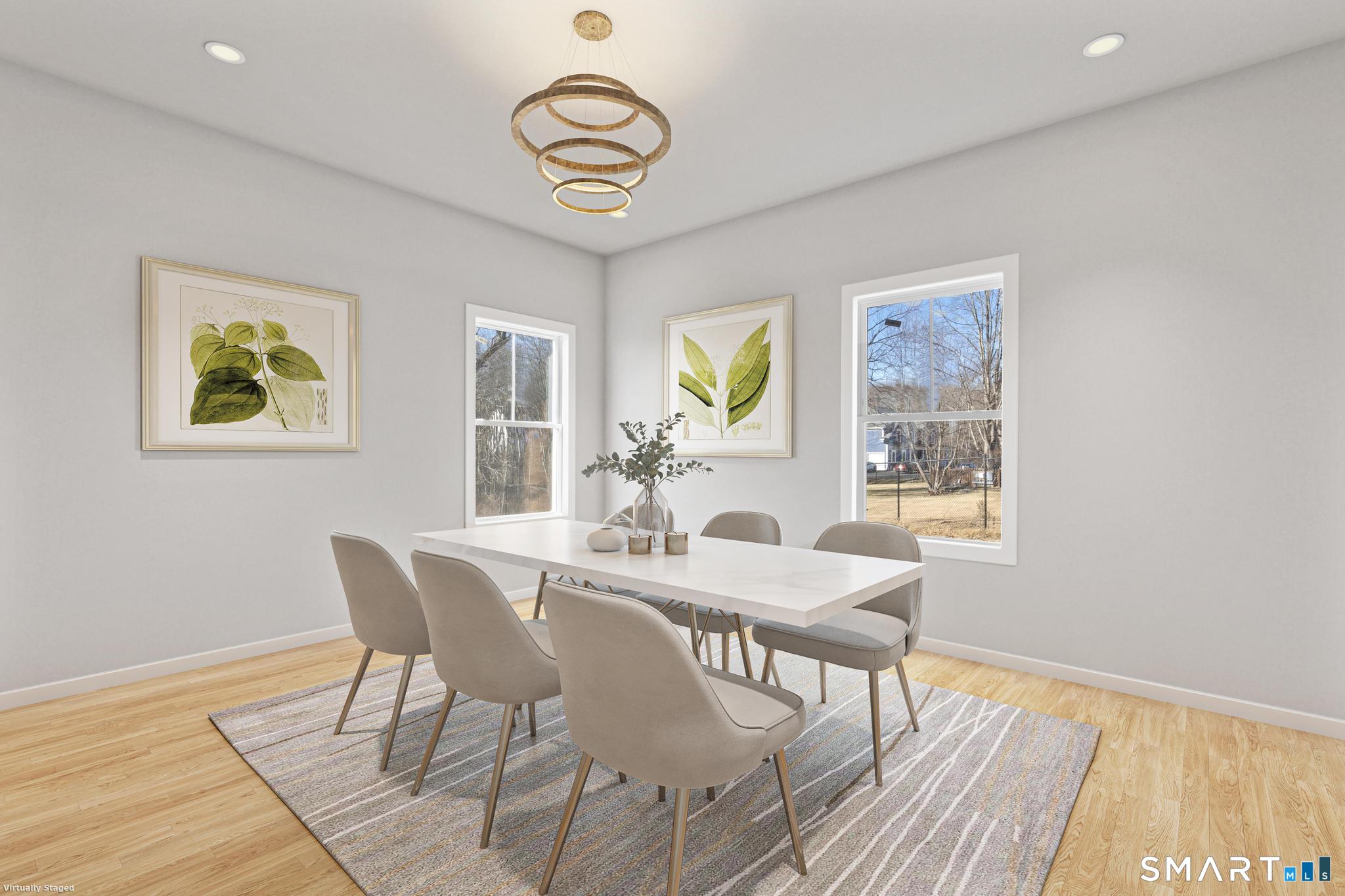 154 A Long Meadow Hill Road Brookfield, CT 06804 - Photo 15 of 28 a view of a dining room with furniture and a window