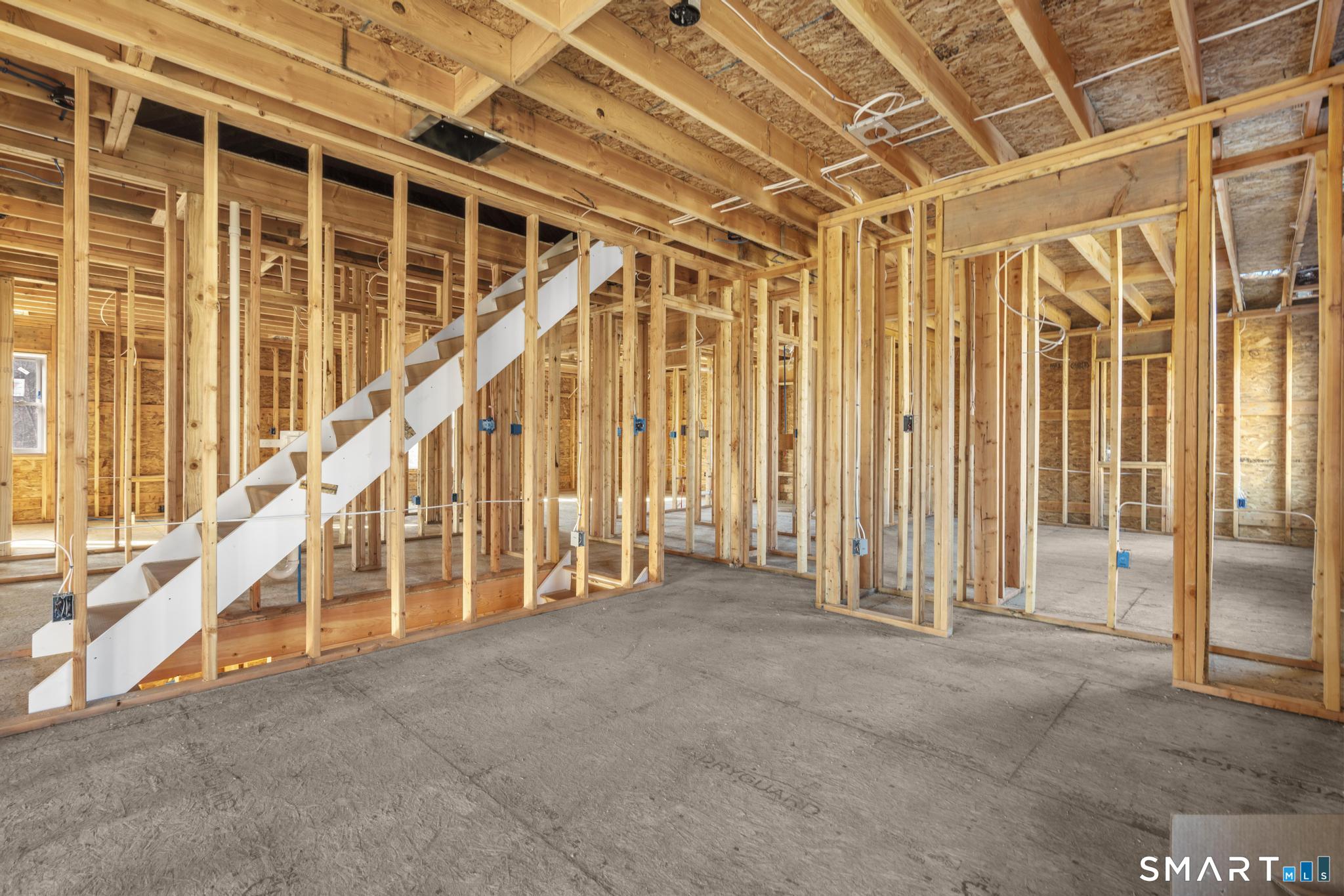 154 A Long Meadow Hill Road Brookfield, CT 06804 - Photo 22 of 28 a view of an empty room with stairs