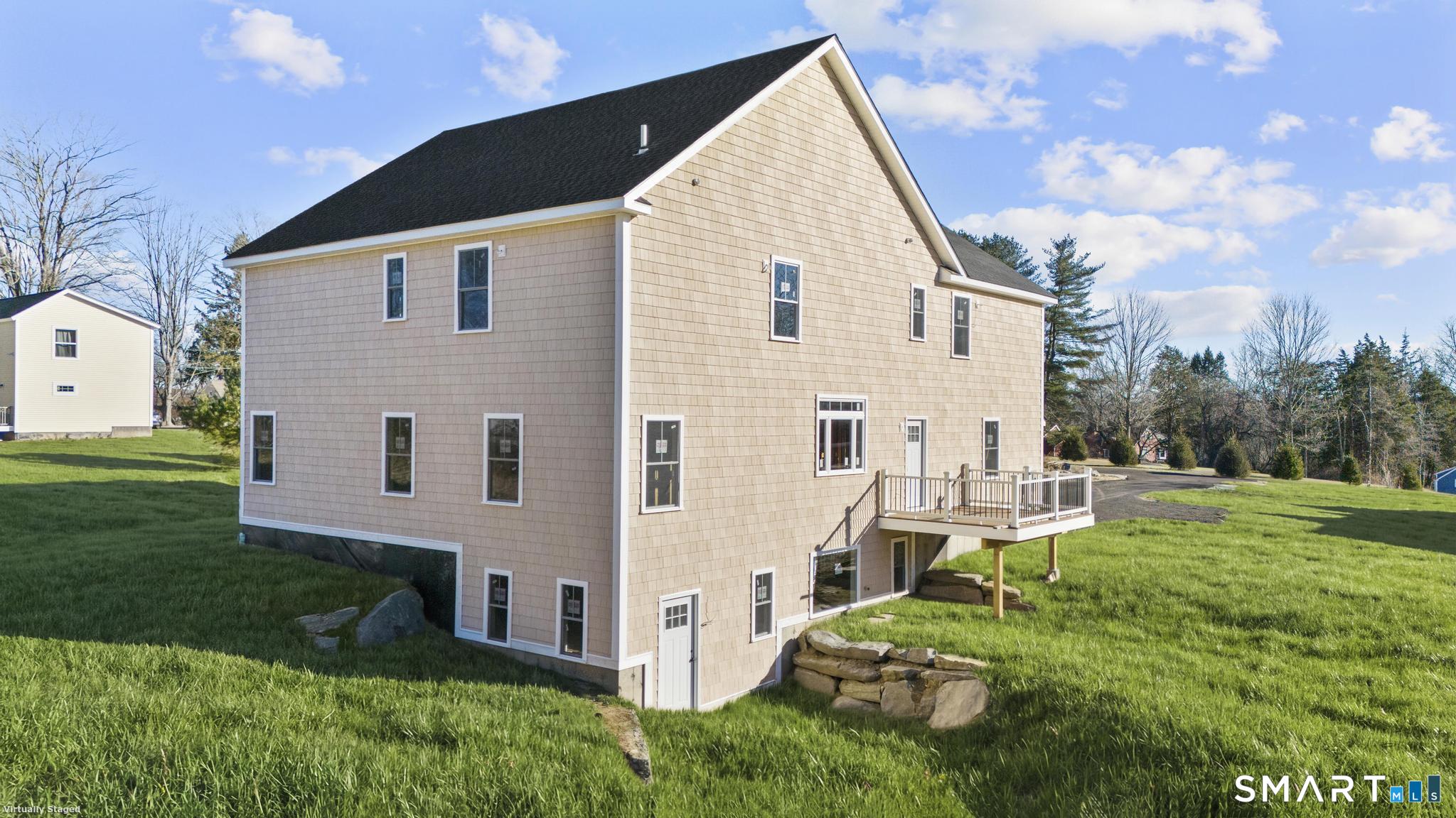 154 A Long Meadow Hill Road Brookfield, CT 06804 - Photo 27 of 28 a view of backyard of house with a yard