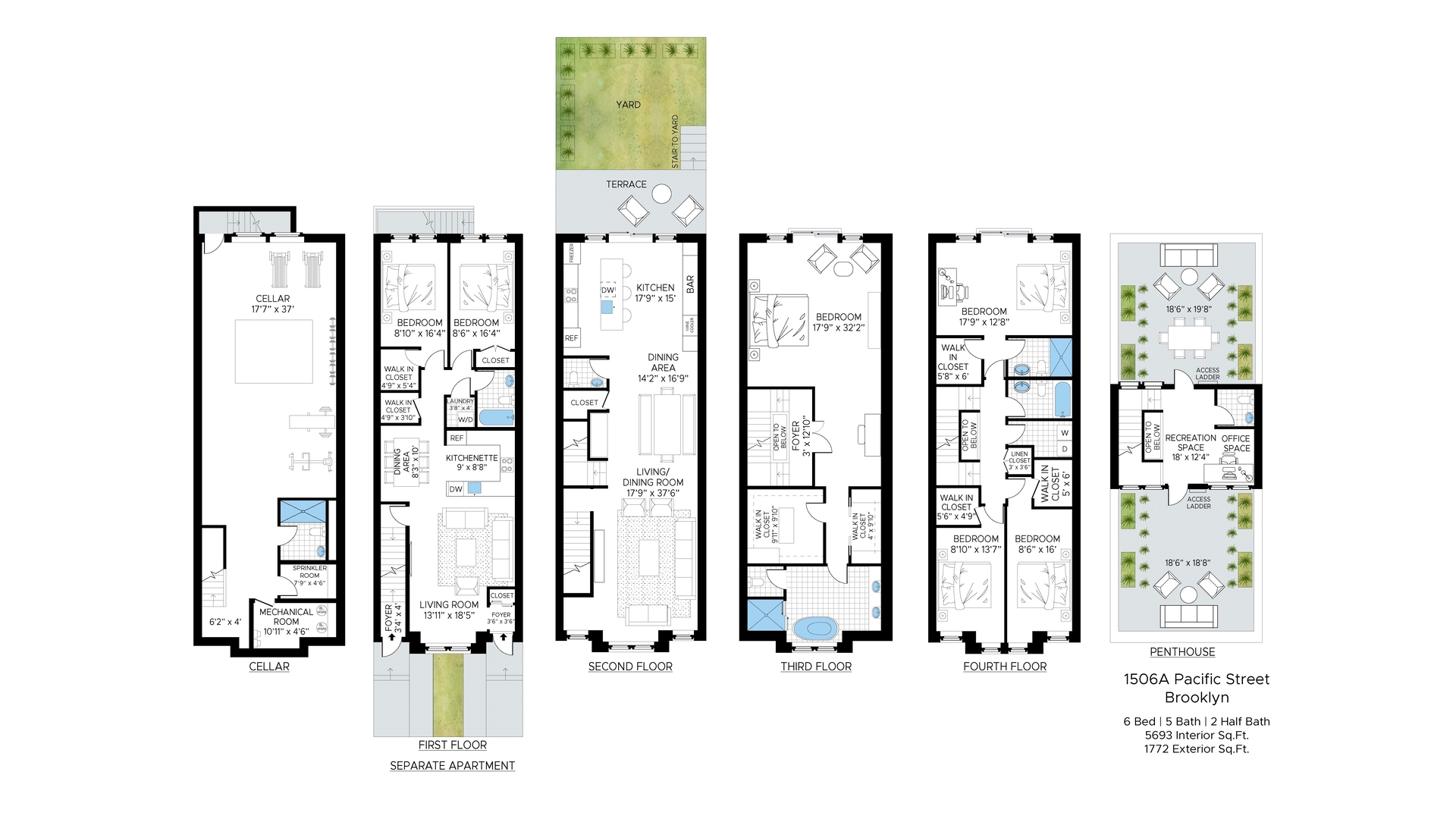 1506 Pacific Street Brooklyn, NY 11213 - Photo 37 of 37