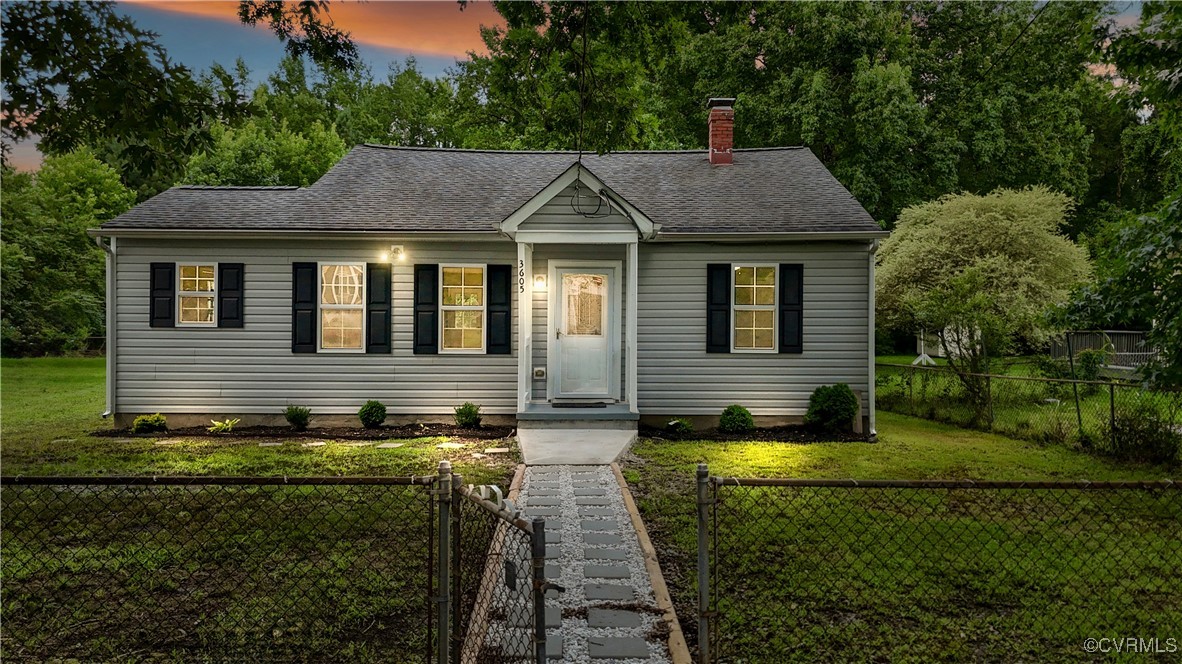 3605 Dupuy Road Petersburg, VA 23803 - Photo 2 of 31 View of front of property featuring a chimney, roo