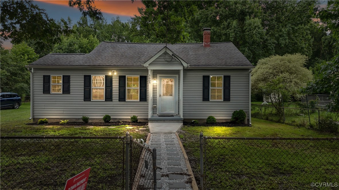 3605 Dupuy Road Petersburg, VA 23803 - Photo 21 of 31 View of front facade featuring a chimney, a shingl