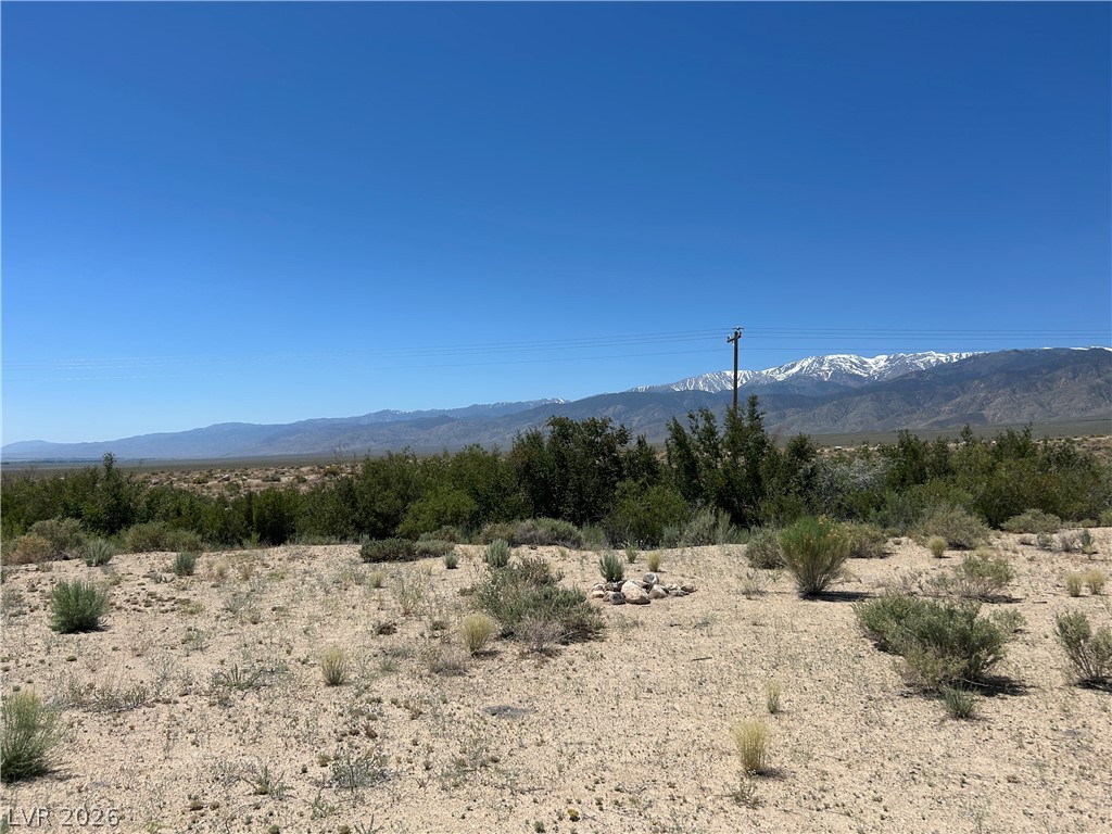 360 Mountain Creek Road Dyer, NV 89010 - Photo 2 of 23 A vast, level desert lot offers panoramic vistas of the distant, snow-capped mountain range.