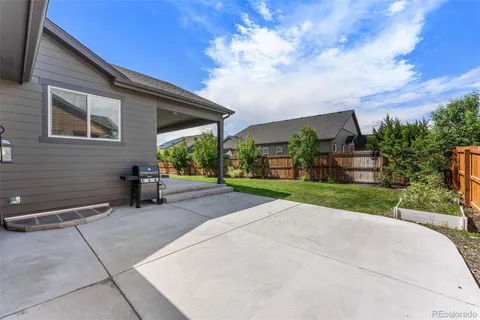 a view of a house with a patio
