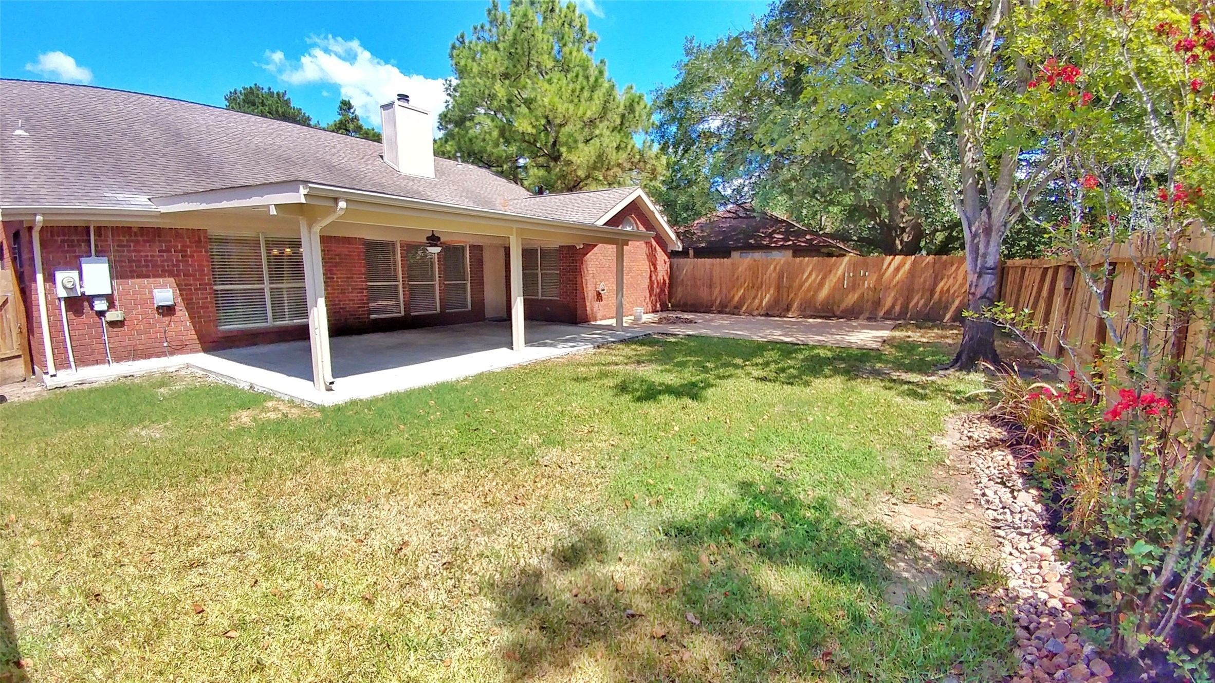 5227 Clarkston Lane Spring, TX 77379 - Photo 23 of 28 Spacious Backyard and landscaped and fully fenced