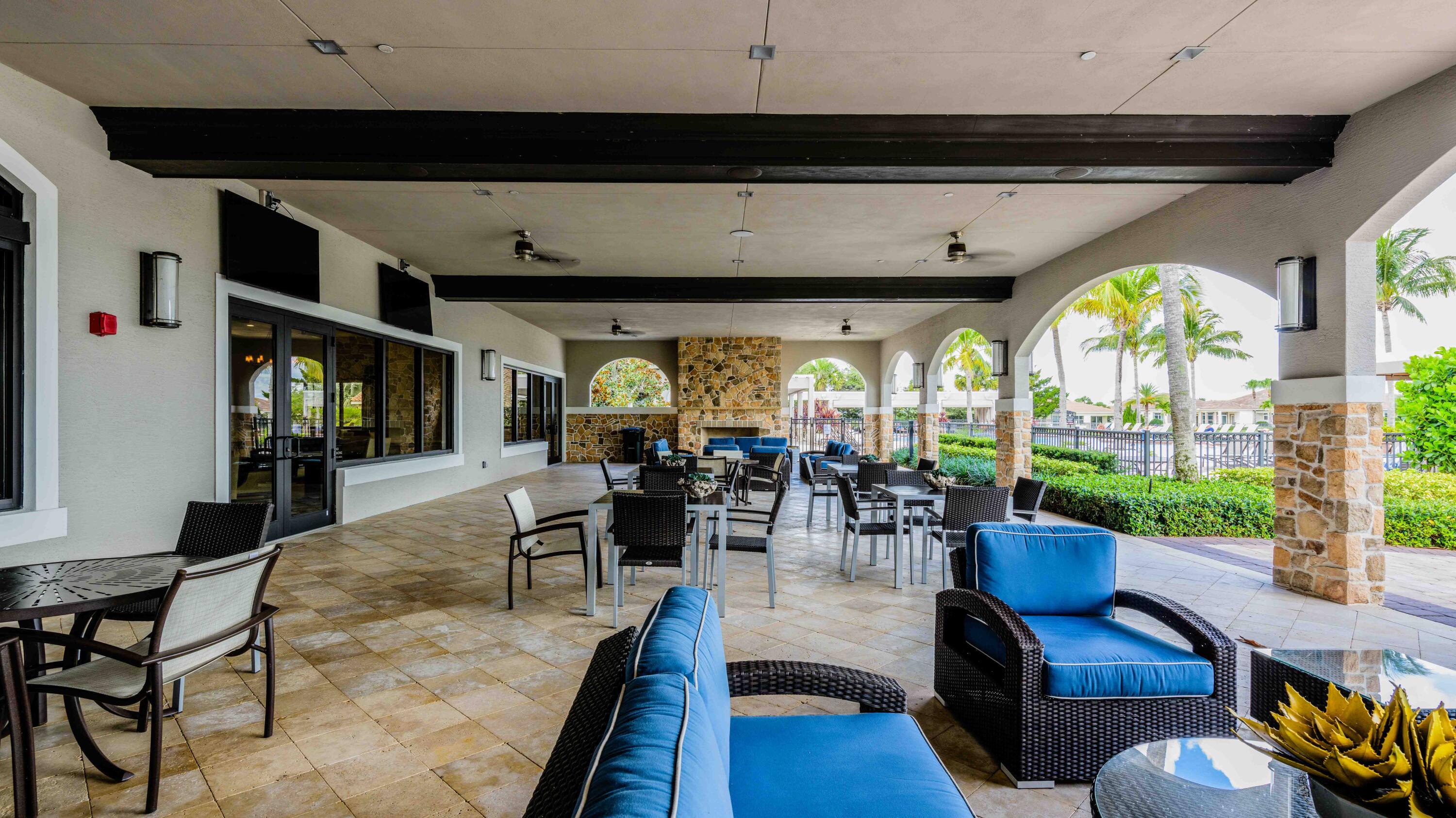 11473 Southwest Visconti Way Port St. Lucie, FL 34986 - Photo 49 of 69 a view of a dining room with furniture window and outside view