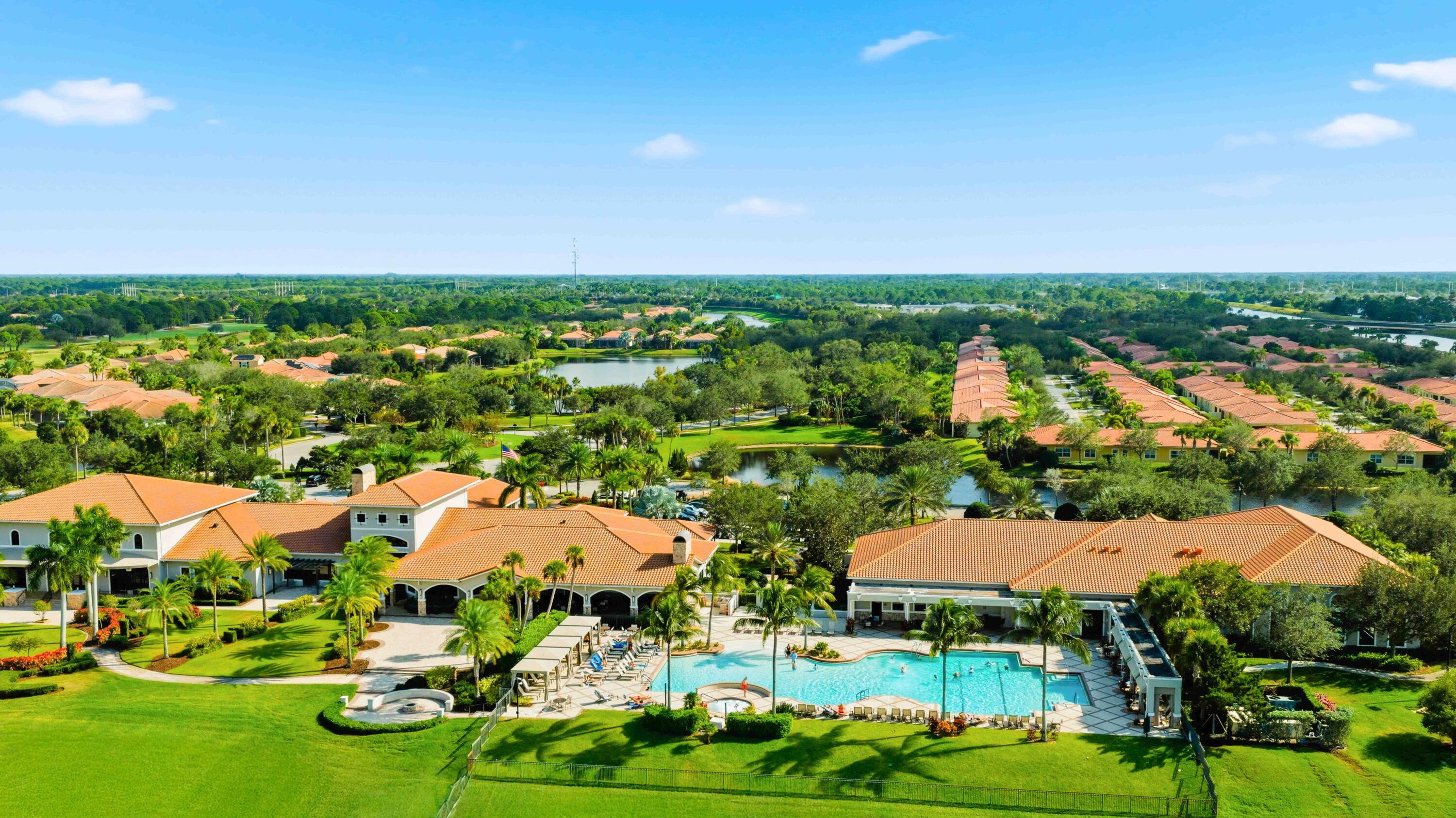 11473 Southwest Visconti Way Port St. Lucie, FL 34986 - Photo 64 of 69 a view of a city with lake view