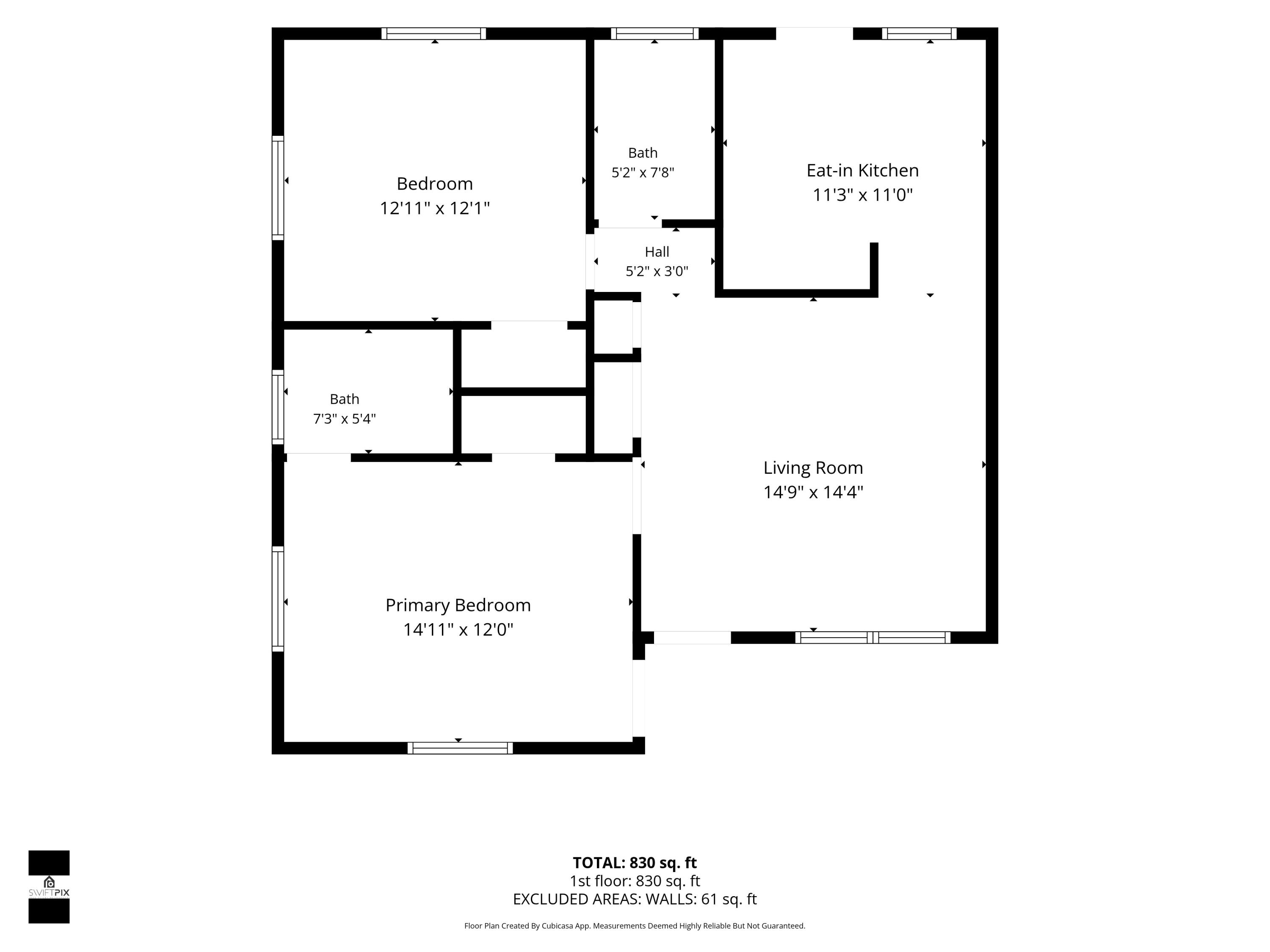 5830 Garfield Street Hollywood, FL 33021 - Photo 53 of 54 Unit 1 - 5830 Floor Plan