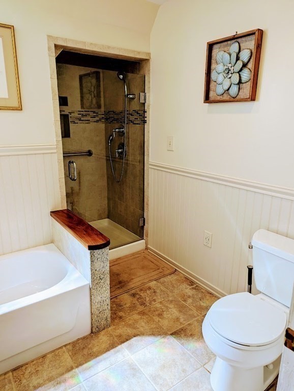 43 Brunswick Road Arlington, MA 02476 - Photo 35 of 42 a bathroom with a toilet and a shower
