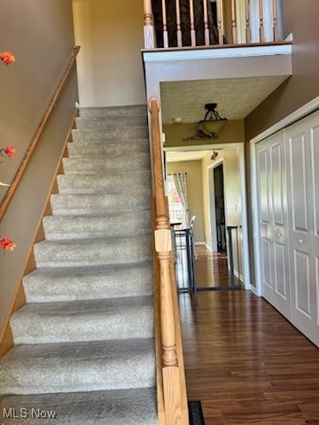 2761 Omega Road Greenwich, OH 44837 - Photo 20 of 50 Stairs with hardwood / wood-style flooring