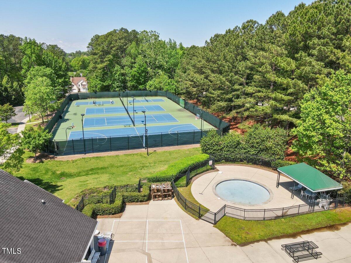 1103 Pearson Farms Road Apex, NC 27502 - Photo 7 of 58 1103 Pearson Farms-aerial tennis court v