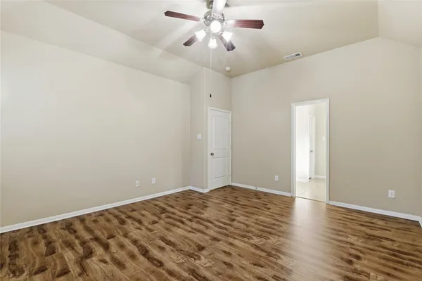 wooden floor in an empty room