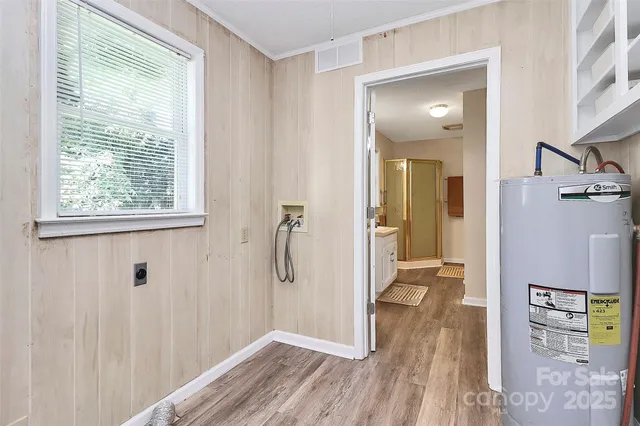 a view of a bathroom from the hallway
