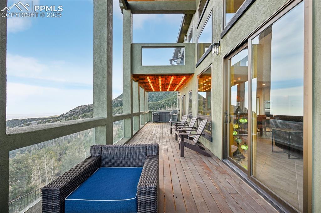 1417 Forest Road Manitou Springs, CO 80829 - Photo 9 of 50 a view of balcony with furniture