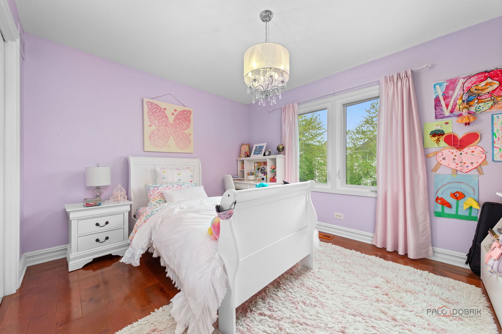 1930 Lisson Road Naperville, IL 60565 - Photo 17 of 32 a white bed sitting in a bedroom next to a window