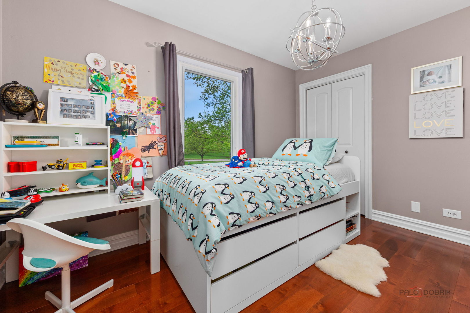 1930 Lisson Road Naperville, IL 60565 - Photo 18 of 32 a bedroom with a bed and a table in it