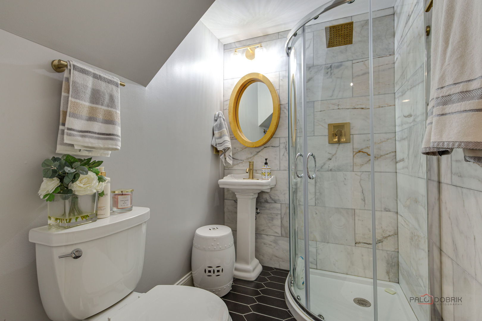 1930 Lisson Road Naperville, IL 60565 - Photo 25 of 32 a bathroom with a sink toilet and shower