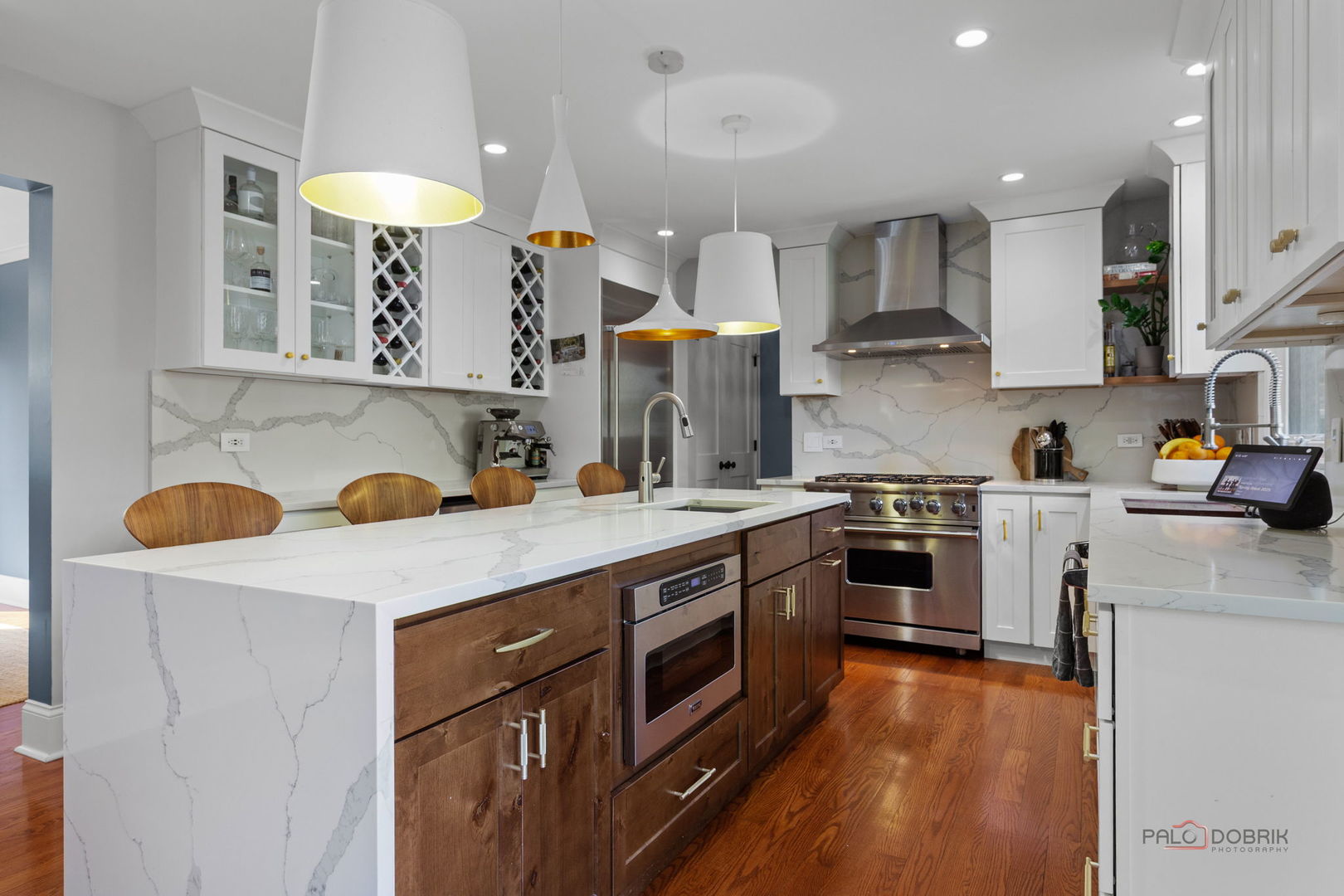 1930 Lisson Road Naperville, IL 60565 - Photo 6 of 32 a kitchen with stainless steel appliances granite countertop a sink a stove and a refrigerator