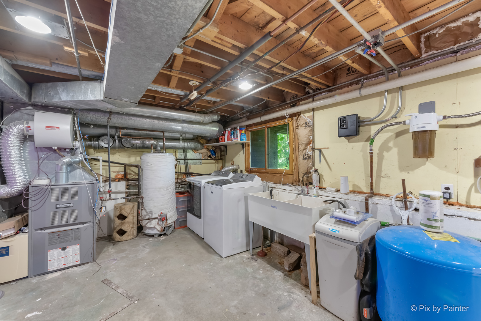 45W447 Lees Road Maple Park, IL 60151 - Photo 28 of 37 a view of storage and utility room with racks