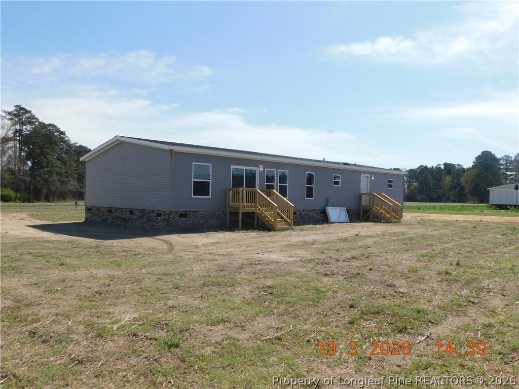 763 Opal Road Red Springs, NC 28377 - Photo 18 of 20 Back View and Private Spacious Backyard