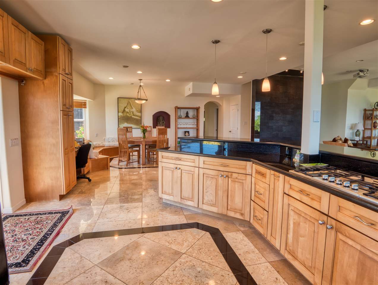 336 Door Of Faith Road Haiku, HI 96708 - Photo 14 of 30 a large white kitchen with lots of counter top space