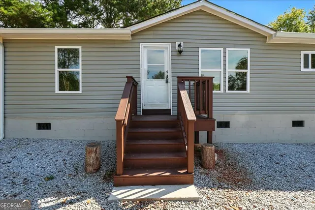 a view of outdoor space and deck