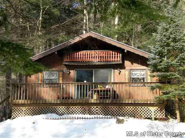106 Rudy Frank Road Shandaken, NY 12480 - Photo 1 of 4 a view of a house with a small yard plants and large trees