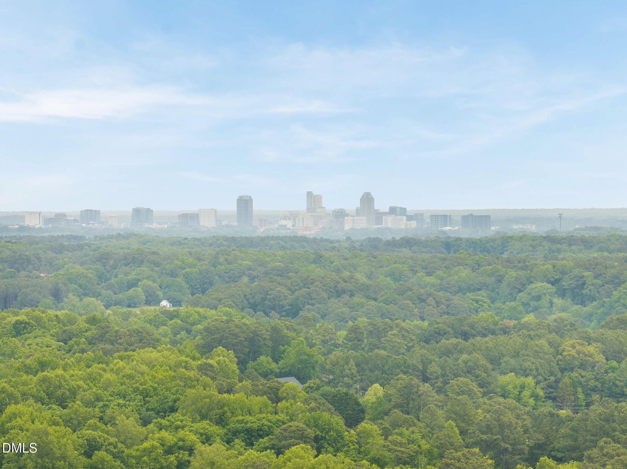 3404 Timberwood Court Raleigh, NC 27606 - Photo 37 of 45 a view of a city with lush green forest