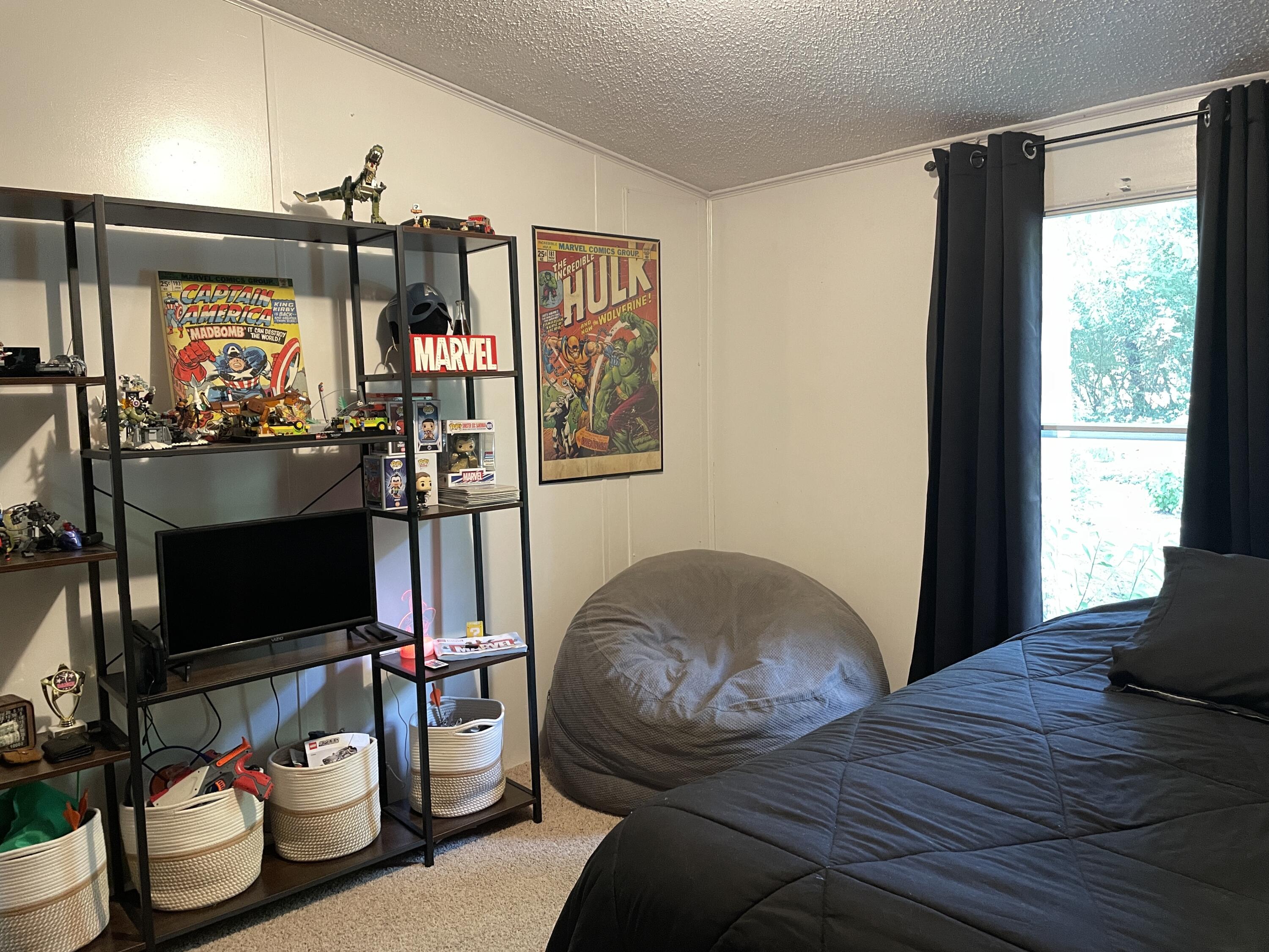 2166 Healing Springs Road Blackville, SC 29817 - Photo 24 of 43 a bedroom with furniture and a flat screen tv