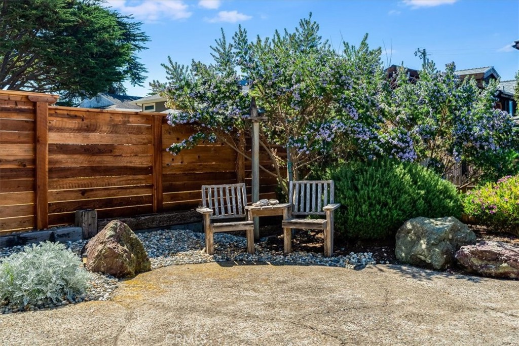 390 Lampton Street Cambria, CA 93428 - Photo 51 of 68 Patio adjacent to Bedroom #2.