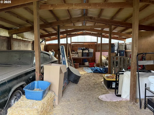 a view of a chairs and tables in patio