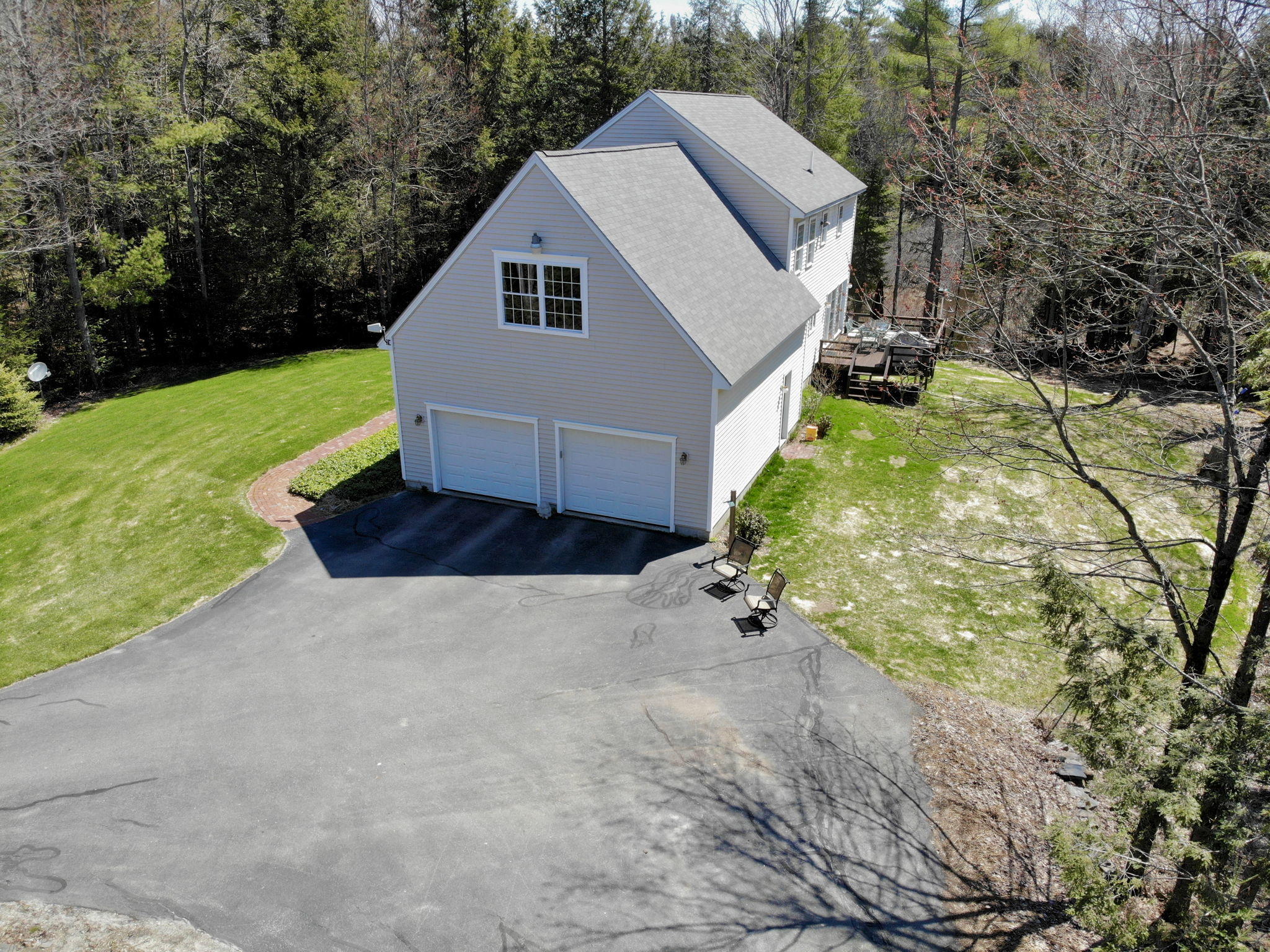 125 Dewitt Hill Road Durham, ME 04222 - Photo 30 of 32 Exterior Garage & Above Flex Space