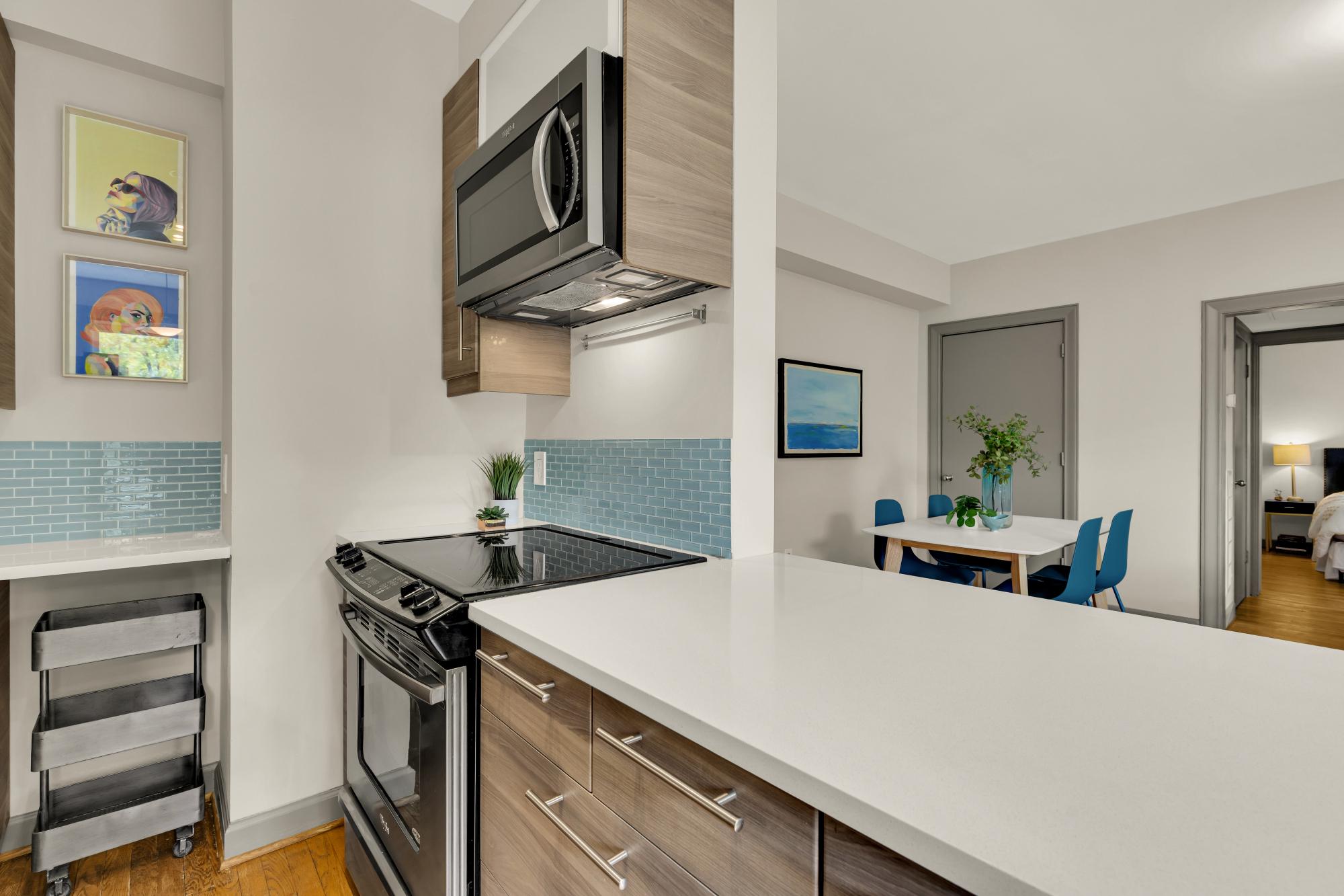 1615 Kenyon Street Northwest, Unit 30 Washington, DC 20010 - Photo 15 of 24 Kitchen is open to the living and dining