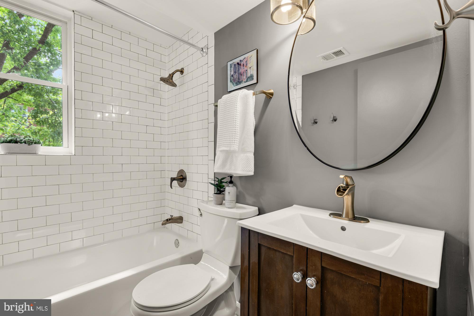 1615 Kenyon Street Northwest, Unit 30 Washington, DC 20010 - Photo 20 of 24 Modern bathroom with stylish accents.